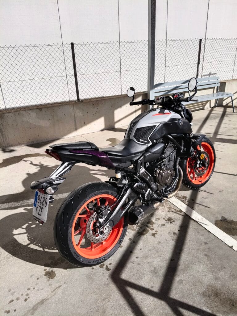 fallos típicos Yamaha MT-07 en una imagen real del modelo