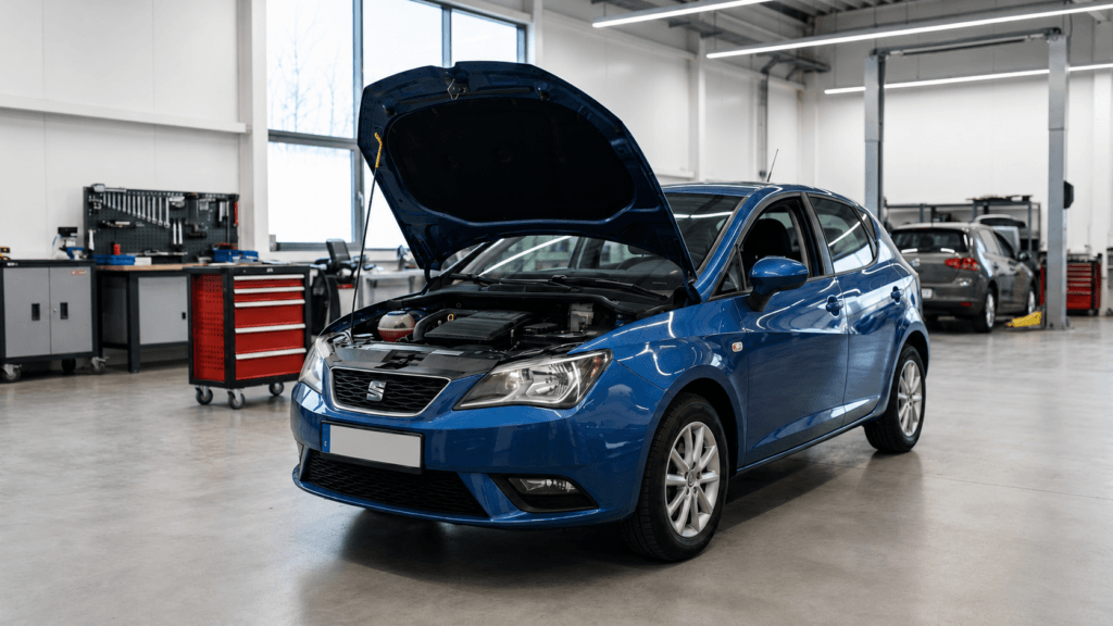 mantenimiento SEAT Ibiza por kilometraje en taller