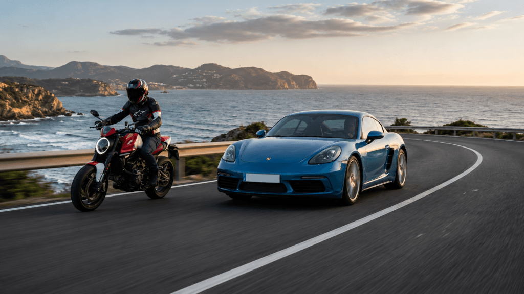 coches y motos en carretera para la sección Motor de Pillatop