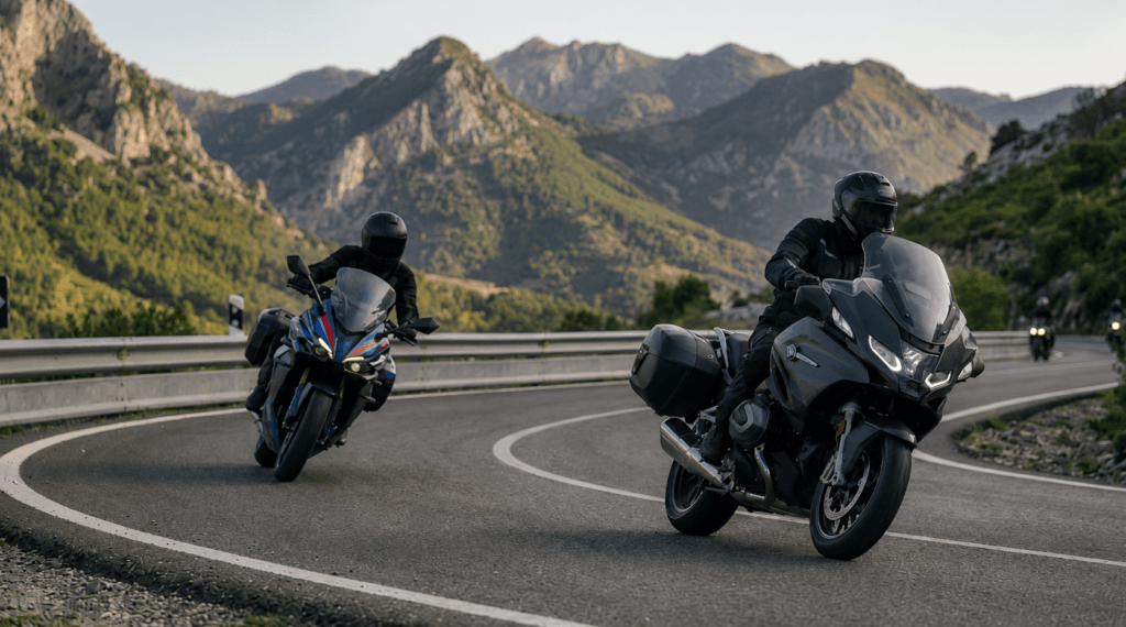 motos camufladas Guardia Civil control motoristas carretera