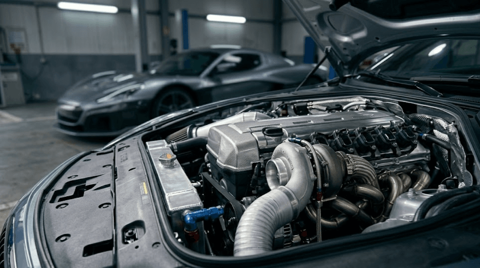 Motor de gasolina Toyota deportivo frente al futuro del coche eléctrico