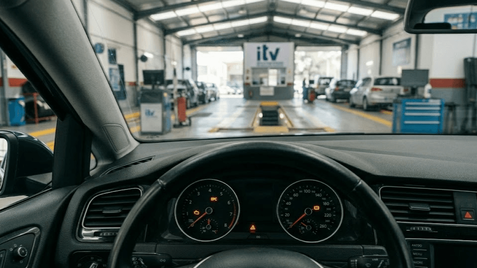 ITV con testigo encendido en el cuadro del coche