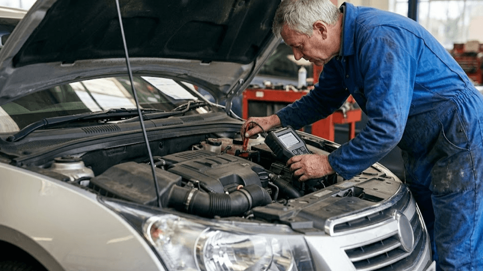 Cada cuánto cambiar batería coche revisando batería en taller
