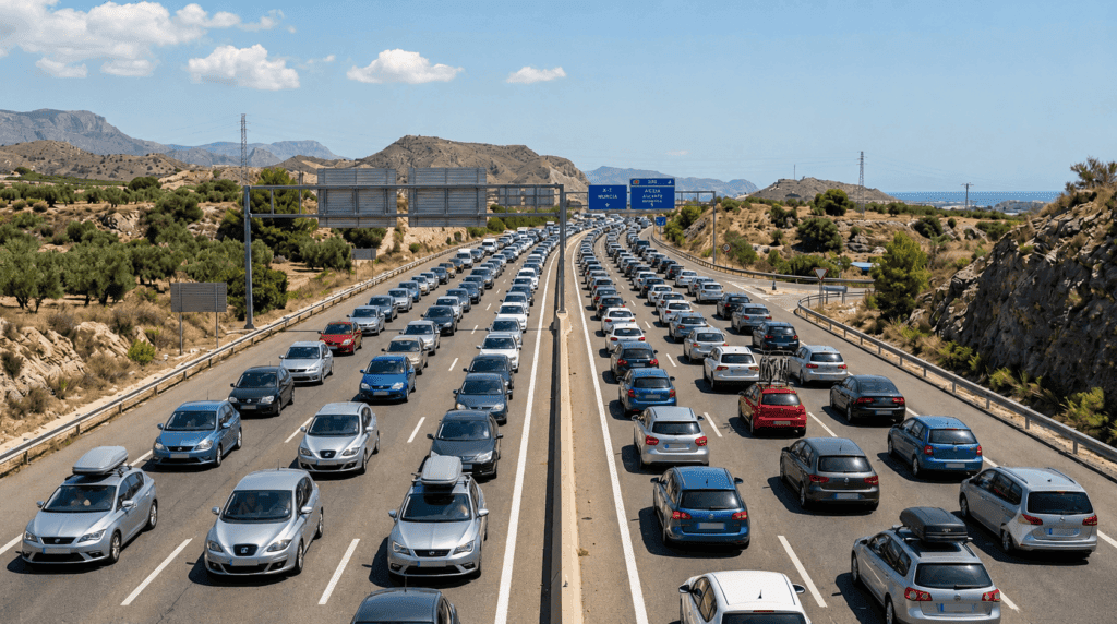operación salida julio 2026 tráfico en autovía española