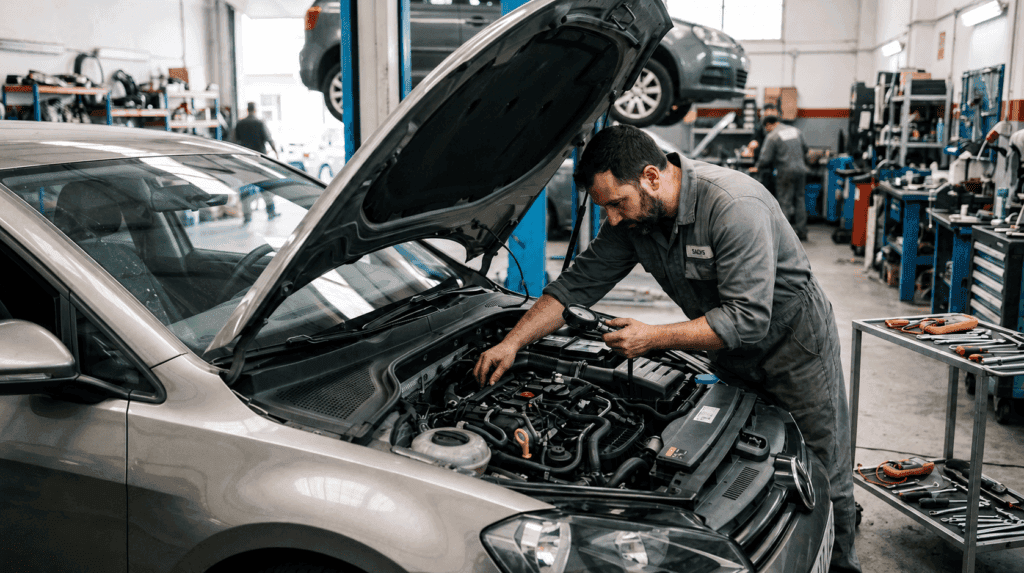 fallo cadena distribución 1.4 TSI revisión en taller
