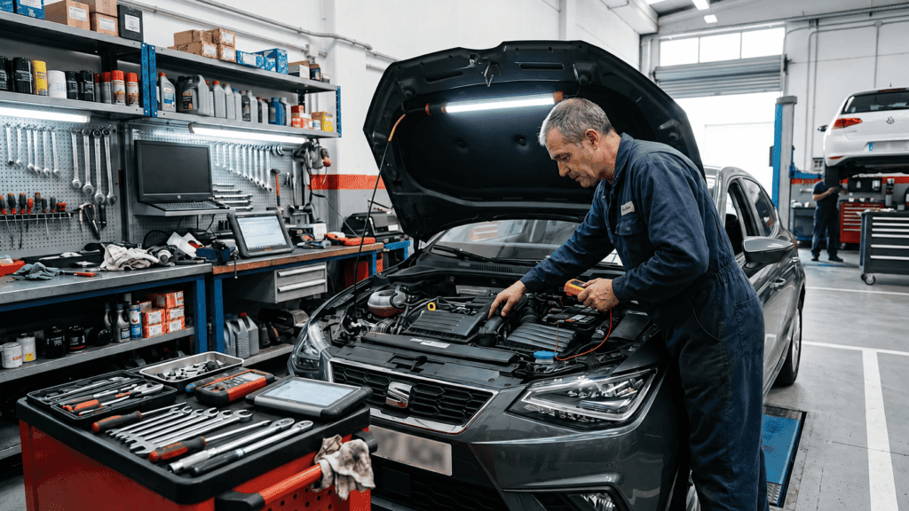 fallos Seat Ibiza 1.0 TSI motor en taller