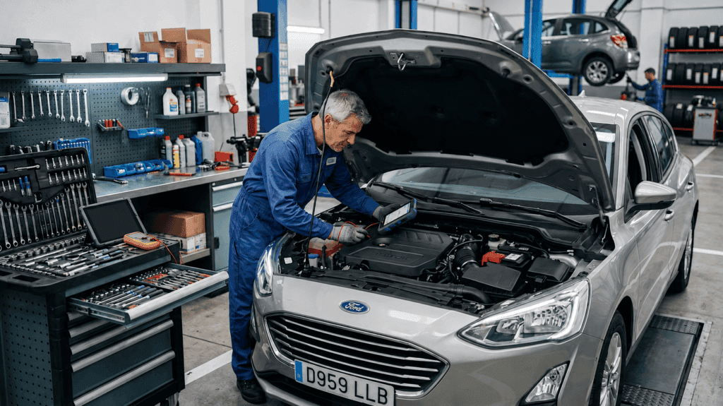 problemas Ford Focus 1.6 TDCi motor en taller