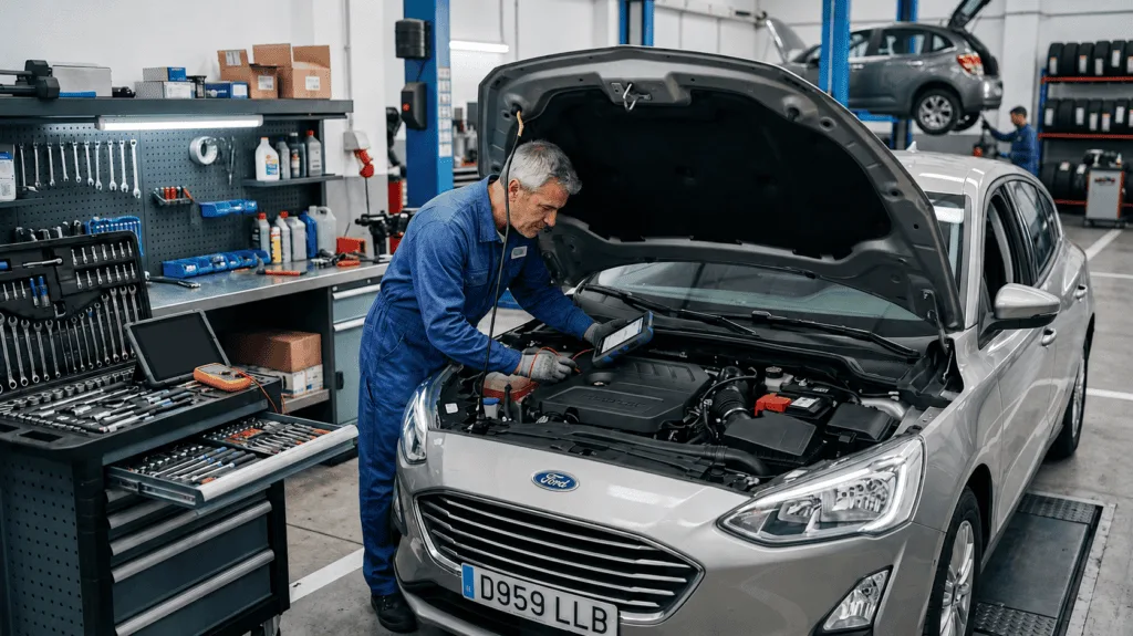 problemas Ford Focus 1.6 TDCi motor en taller