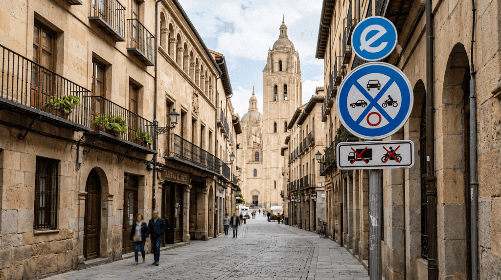 TSJ anula la ZBE de Valladolid: señal de Zona de Bajas Emisiones