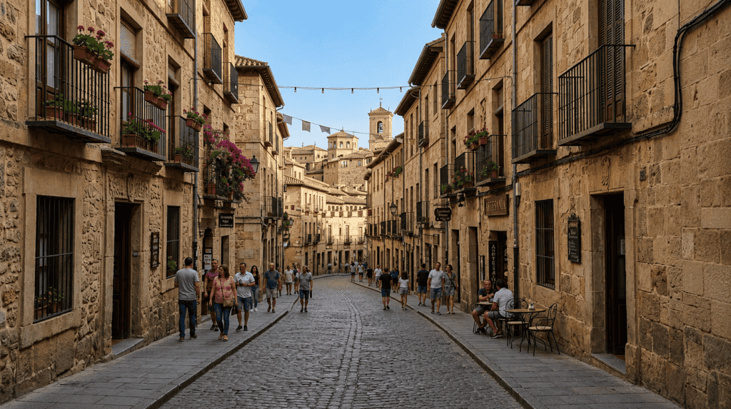 ZBE de Ourense multa sin señalización: calle del centro histórico
