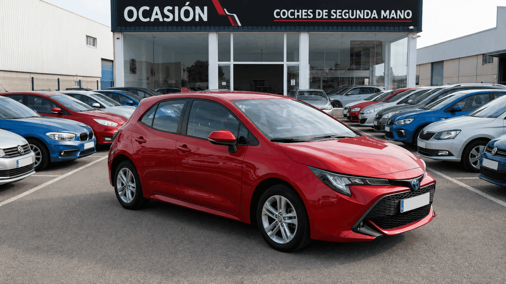 Toyota Corolla de segunda mano fallos: coche en concesionario