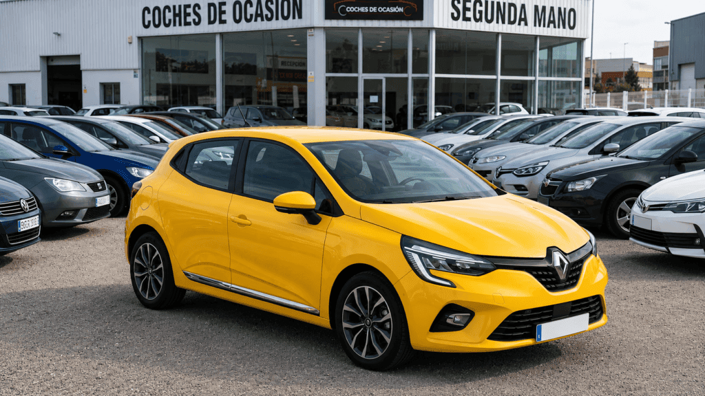 Renault Clio de segunda mano fallos: coche en concesionario