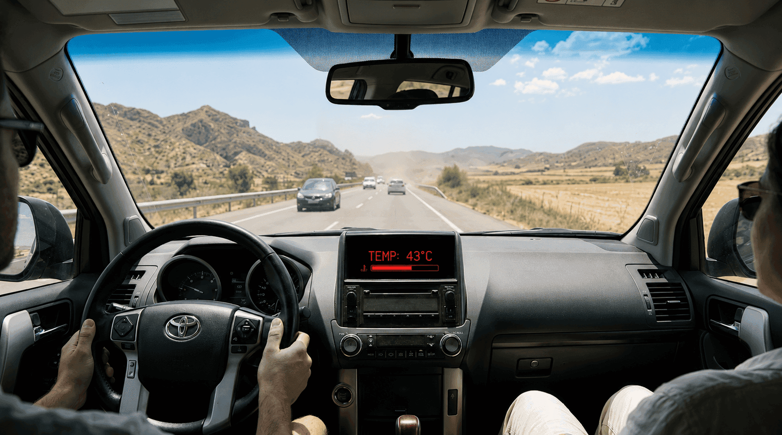 Conducir con calor extremo equivale a ir bebido, según la DGT