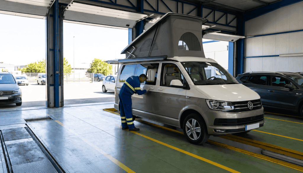 ITV autocaravanas y furgonetas camperizadas: inspección técnica
