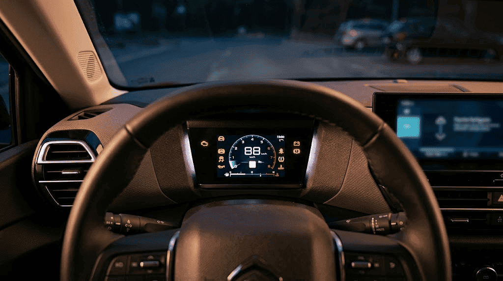 testigos Citroën C4 encendidos en el cuadro de instrumentos