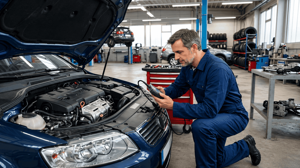 síntomas del sensor de cigüeñal, mecánico diagnosticando el motor