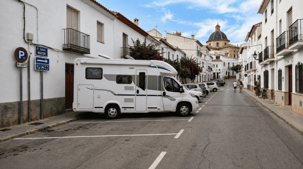 dónde aparcar autocaravana ley 2026, autocaravana estacionada en la calle