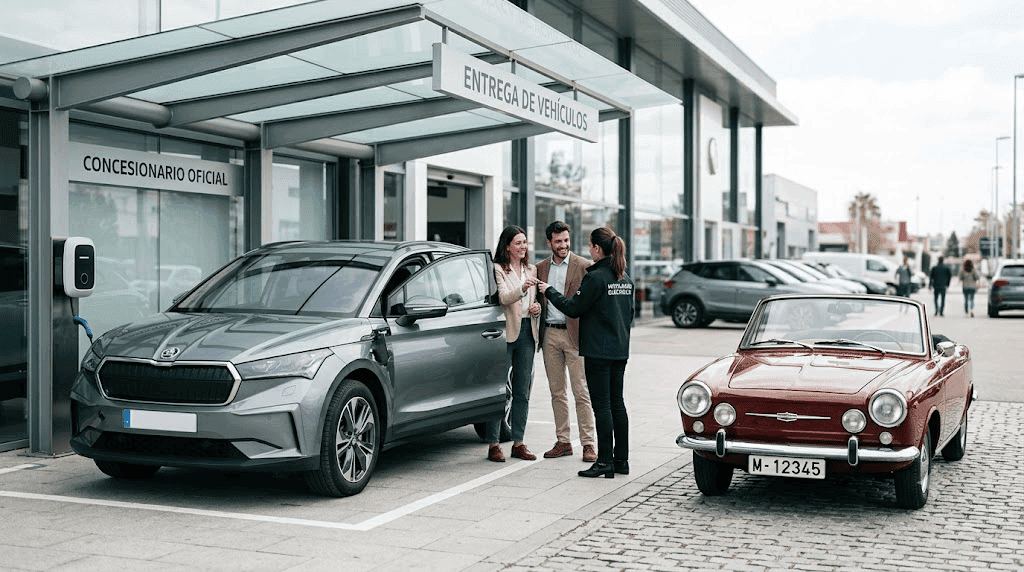 Plan Auto+ 7.000 euros, coche eléctrico en un concesionario