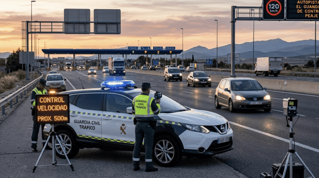 delito por exceso de velocidad en carretera española