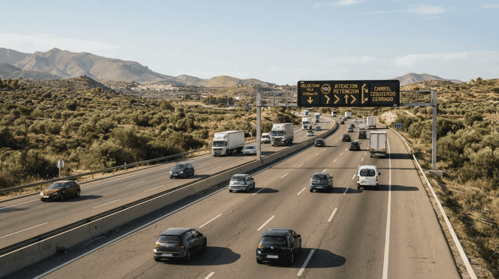 carril Bus-VAO A-2 en Madrid