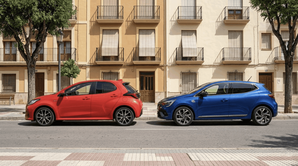 Toyota Yaris vs Renault Clio comparativa
