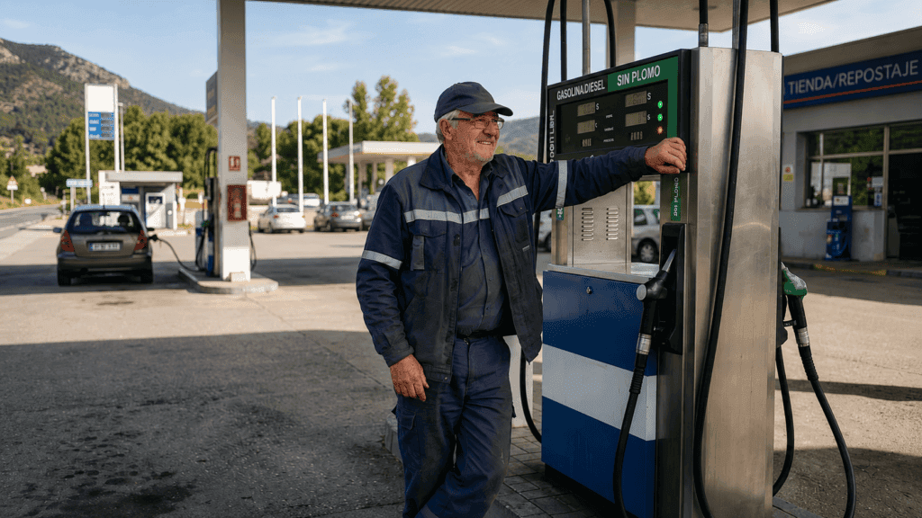 10.000 litros de combustible como premio de jubilación