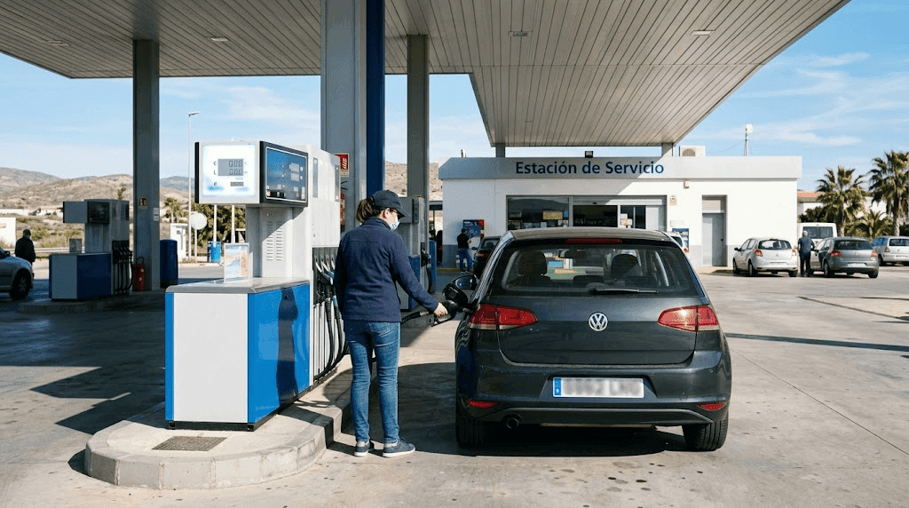 precio de la gasolina en agosto en un surtidor