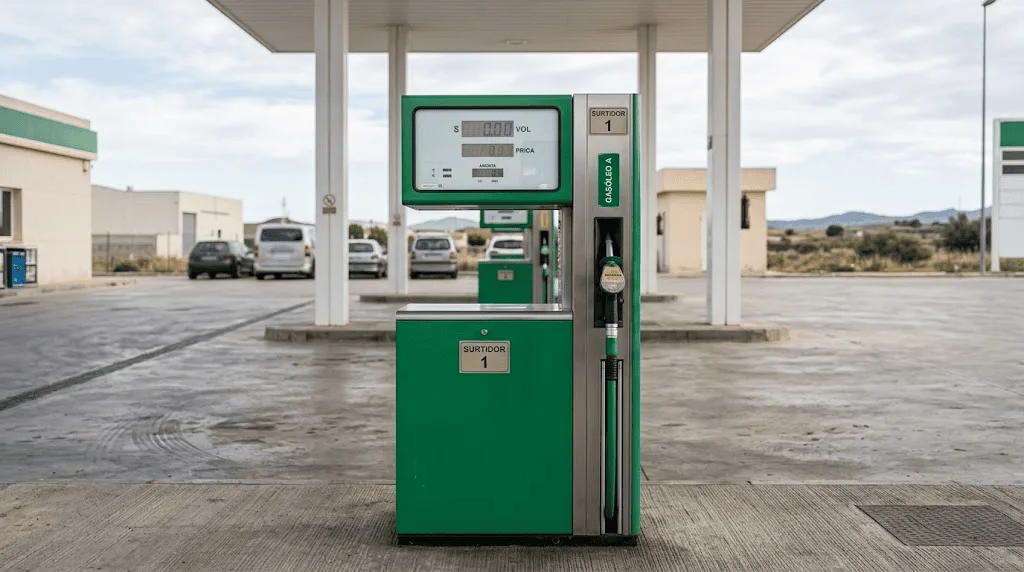rebaja del gasóleo en septiembre en un surtidor
