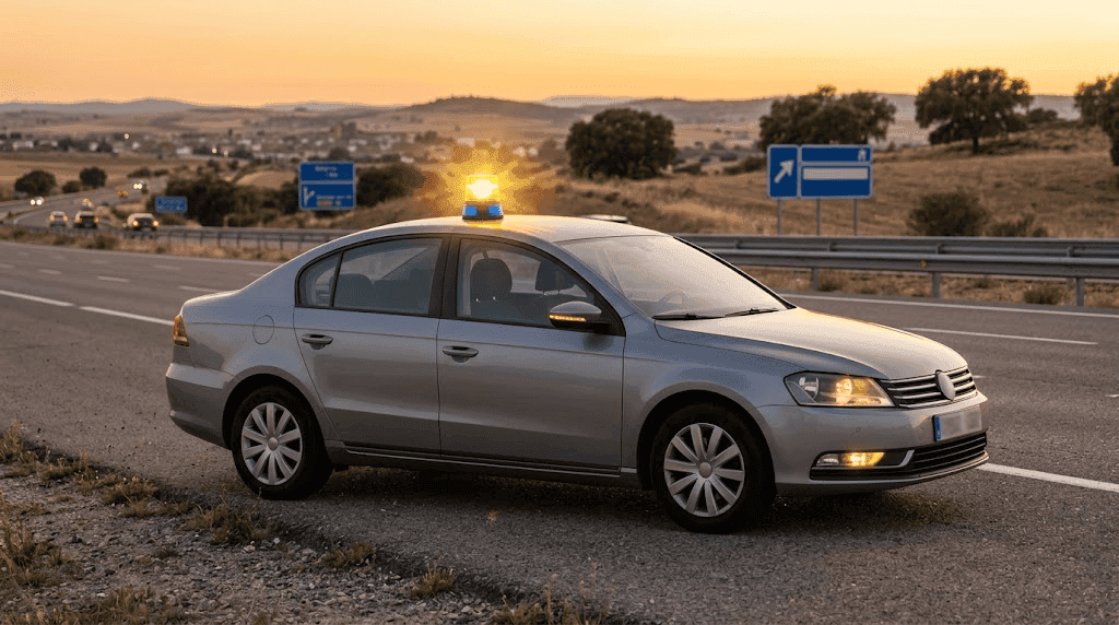 incidencias detectadas con la baliza V16 en carretera