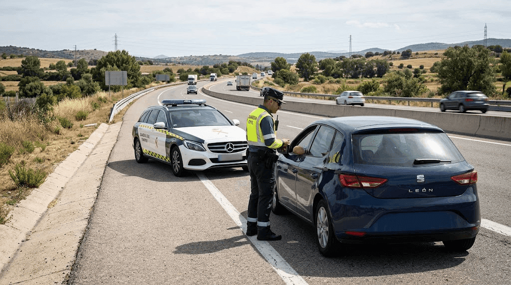 Multas de 1.000 euros y 6 puntos que vigila la DGT