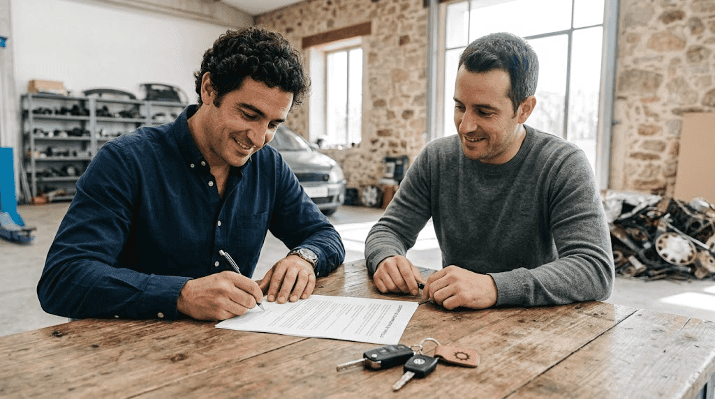Cómo hacer el cambio de nombre de un coche paso a paso