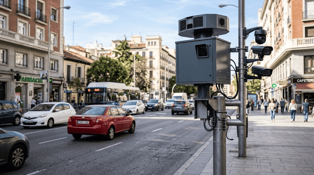 Radares con IA que multan hasta 8 infracciones en España