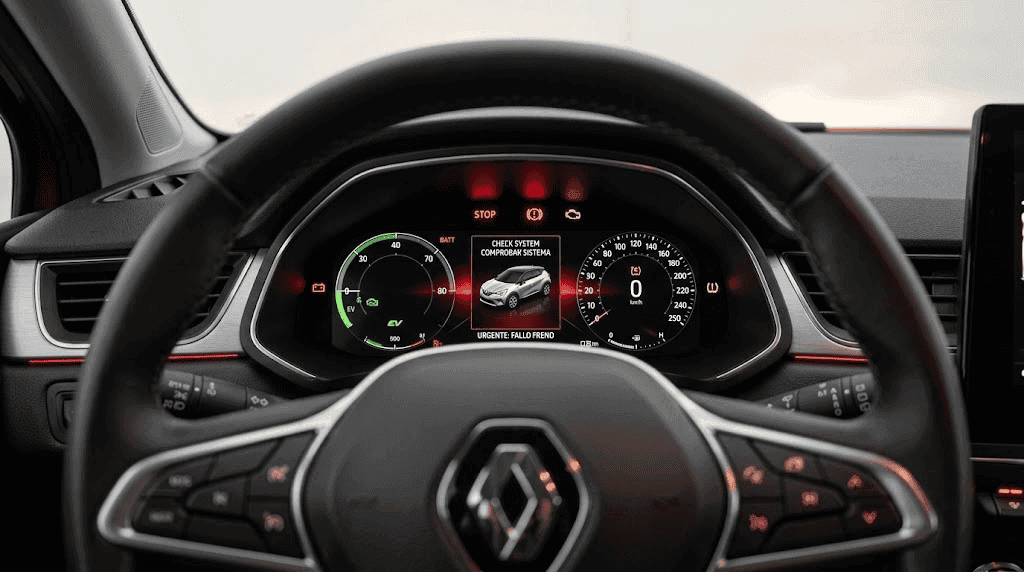 Testigos Renault Captur encendidos en el cuadro de instrumentos