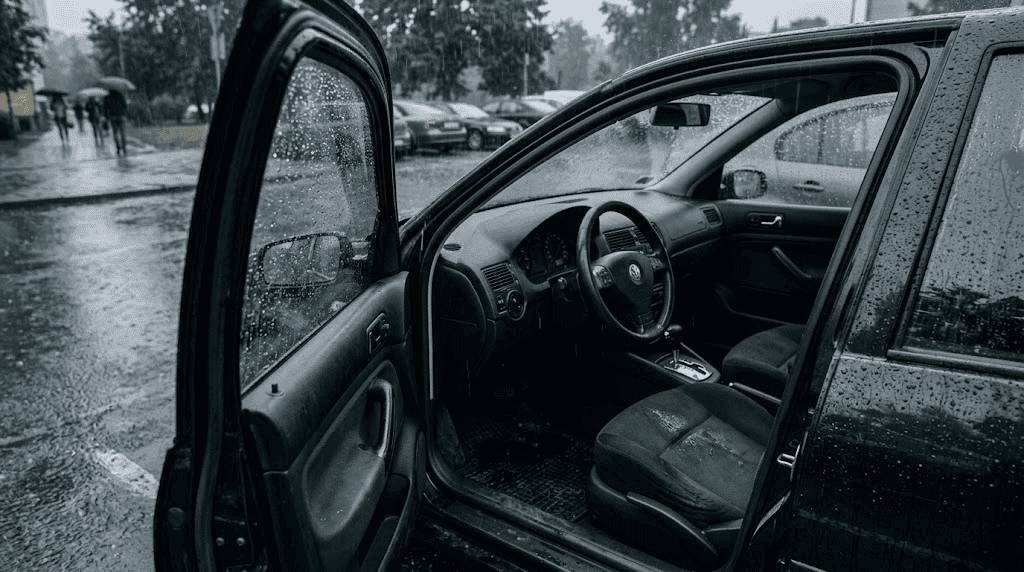Por qué mi coche huele a humedad después de llover