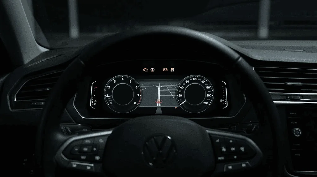 significado testigos Volkswagen Tiguan en el cuadro de mandos
