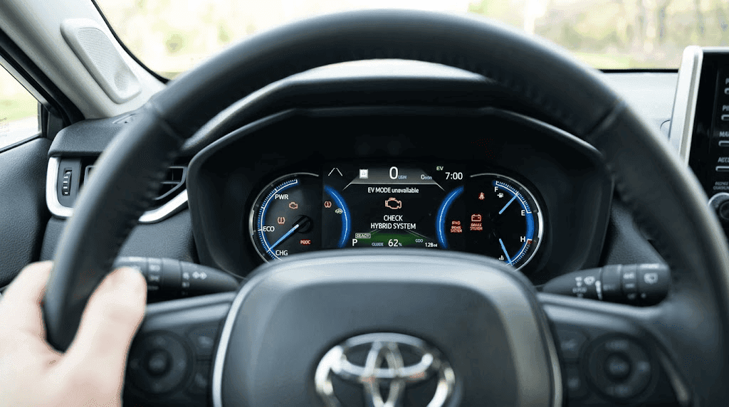 Testigos Toyota RAV4 encendidos en el salpicadero