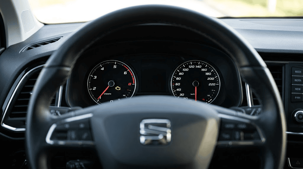 Testigo EPC Seat Ateca encendido en el cuadro de instrumentos del SUV