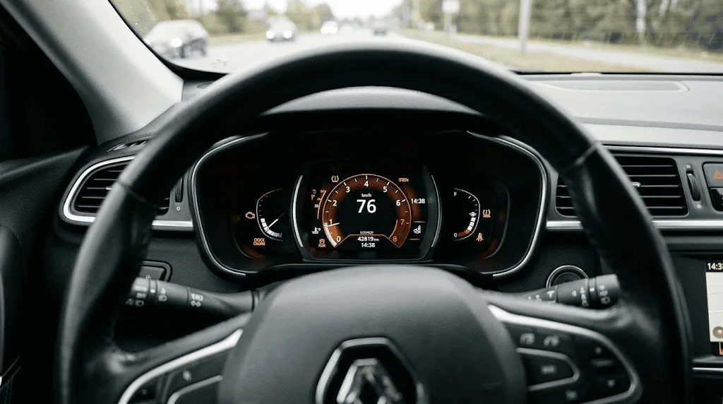Testigos Renault Kadjar encendidos en el cuadro de instrumentos del SUV